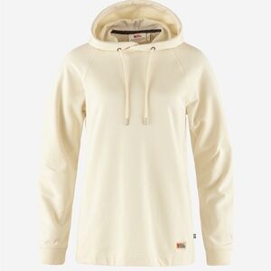 Fjallraven Women's Vardag Hoodie in Chalk White/Cream XS